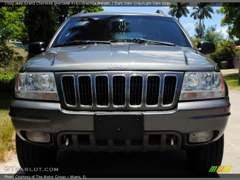 Graphite Metallic / Dark Slate Gray/Light Slate Gray 2002 Jeep Grand Cherokee Overland 4x4