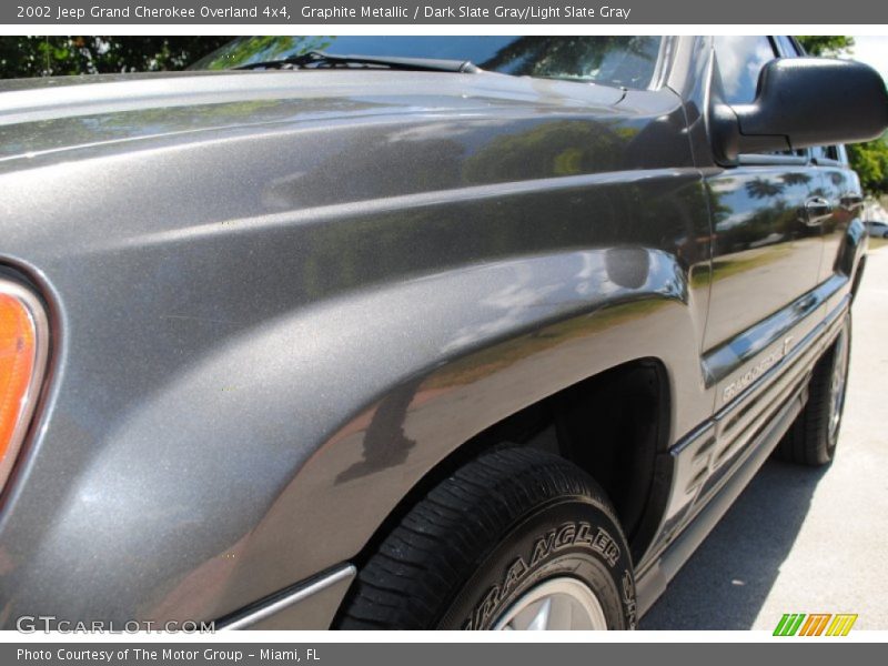 Graphite Metallic / Dark Slate Gray/Light Slate Gray 2002 Jeep Grand Cherokee Overland 4x4