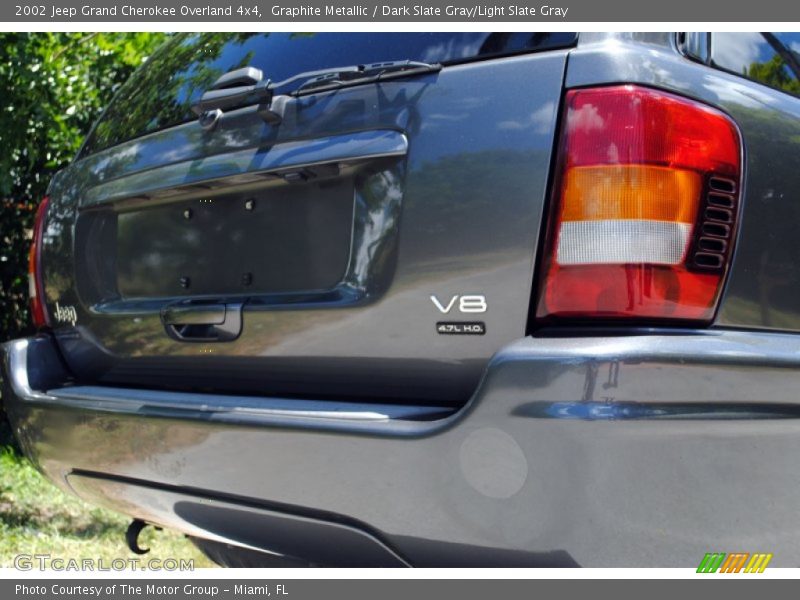 Graphite Metallic / Dark Slate Gray/Light Slate Gray 2002 Jeep Grand Cherokee Overland 4x4