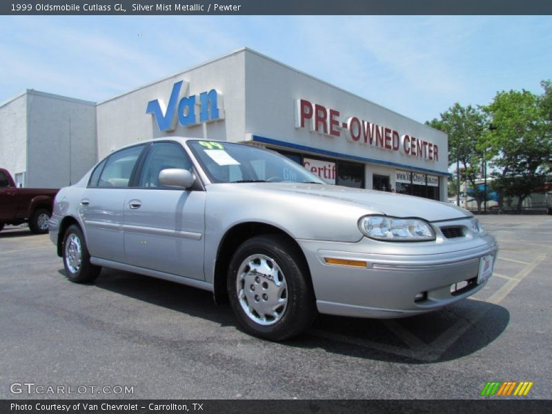 Silver Mist Metallic / Pewter 1999 Oldsmobile Cutlass GL