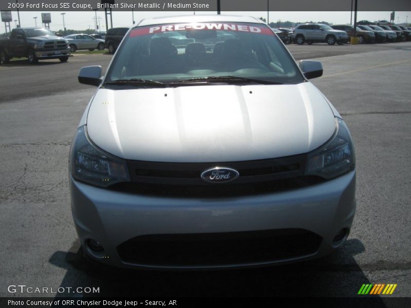 Brilliant Silver Metallic / Medium Stone 2009 Ford Focus SES Coupe