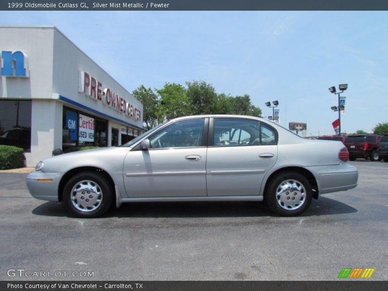 Silver Mist Metallic / Pewter 1999 Oldsmobile Cutlass GL