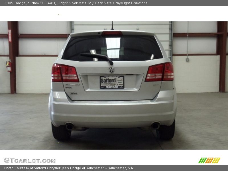 Bright Silver Metallic / Dark Slate Gray/Light Graystone 2009 Dodge Journey SXT AWD