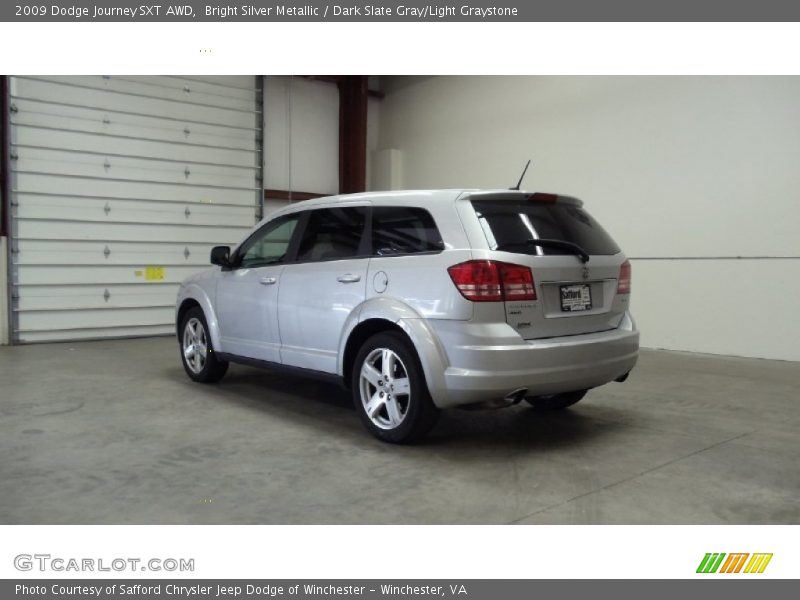 Bright Silver Metallic / Dark Slate Gray/Light Graystone 2009 Dodge Journey SXT AWD