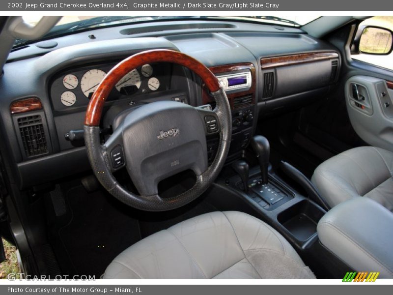  2002 Grand Cherokee Overland 4x4 Dark Slate Gray/Light Slate Gray Interior