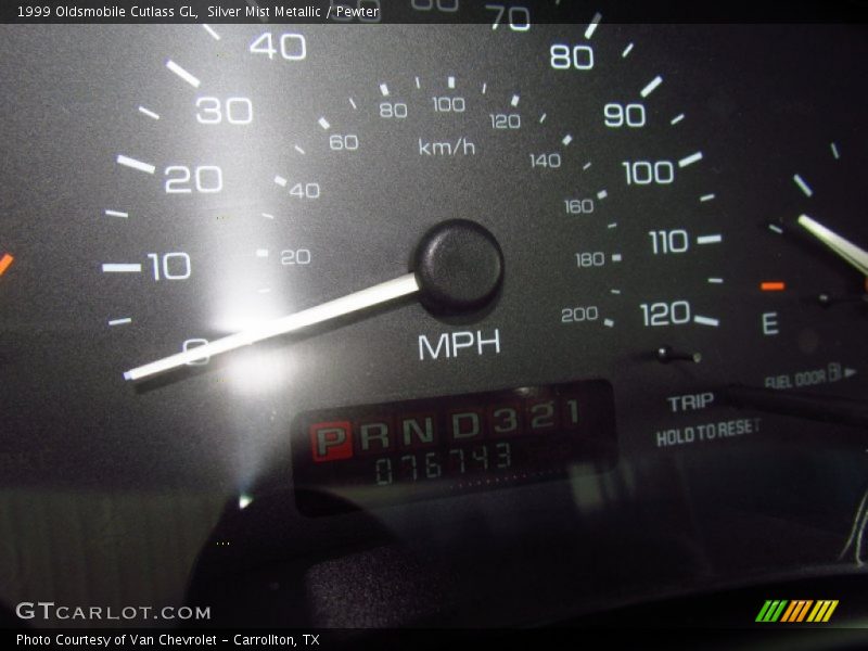 Silver Mist Metallic / Pewter 1999 Oldsmobile Cutlass GL