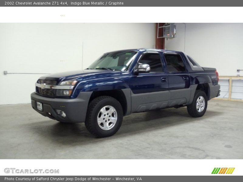 Indigo Blue Metallic / Graphite 2002 Chevrolet Avalanche Z71 4x4
