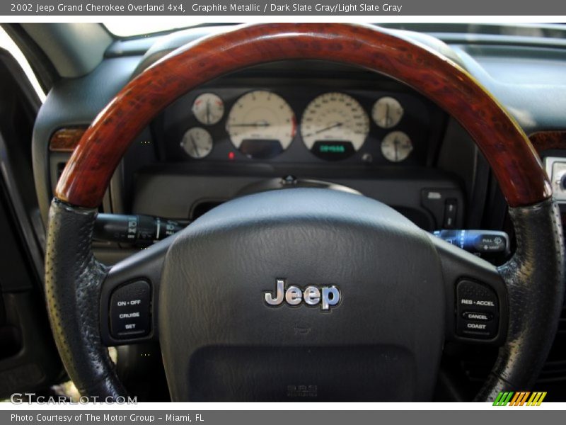 Graphite Metallic / Dark Slate Gray/Light Slate Gray 2002 Jeep Grand Cherokee Overland 4x4