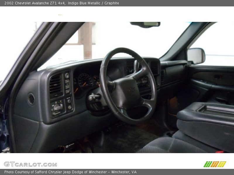 Indigo Blue Metallic / Graphite 2002 Chevrolet Avalanche Z71 4x4