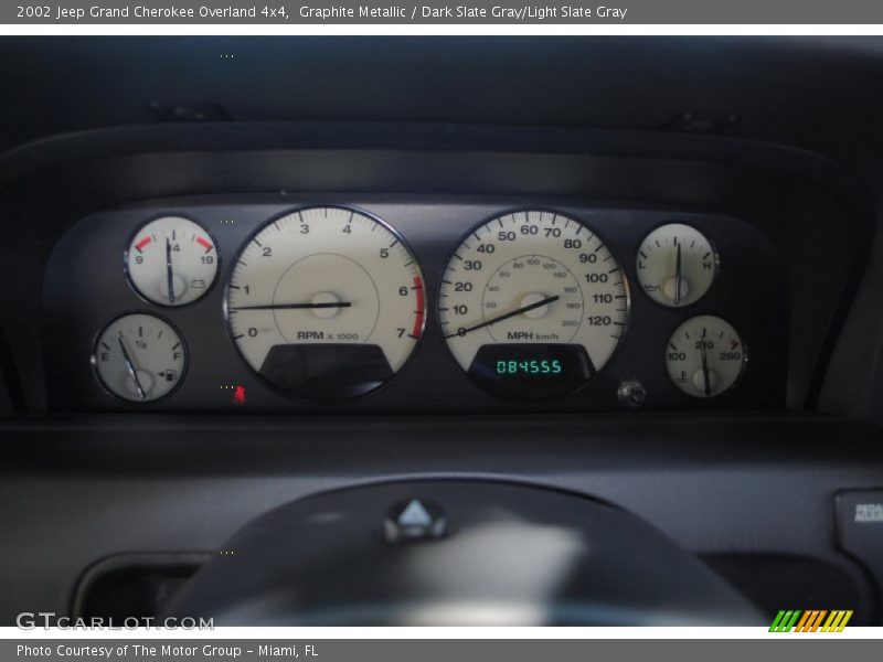 Graphite Metallic / Dark Slate Gray/Light Slate Gray 2002 Jeep Grand Cherokee Overland 4x4