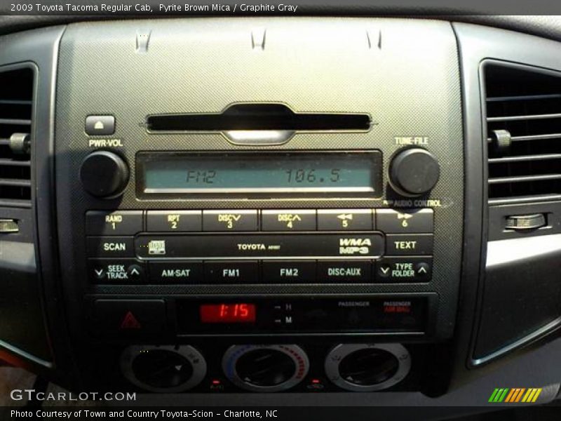 Pyrite Brown Mica / Graphite Gray 2009 Toyota Tacoma Regular Cab