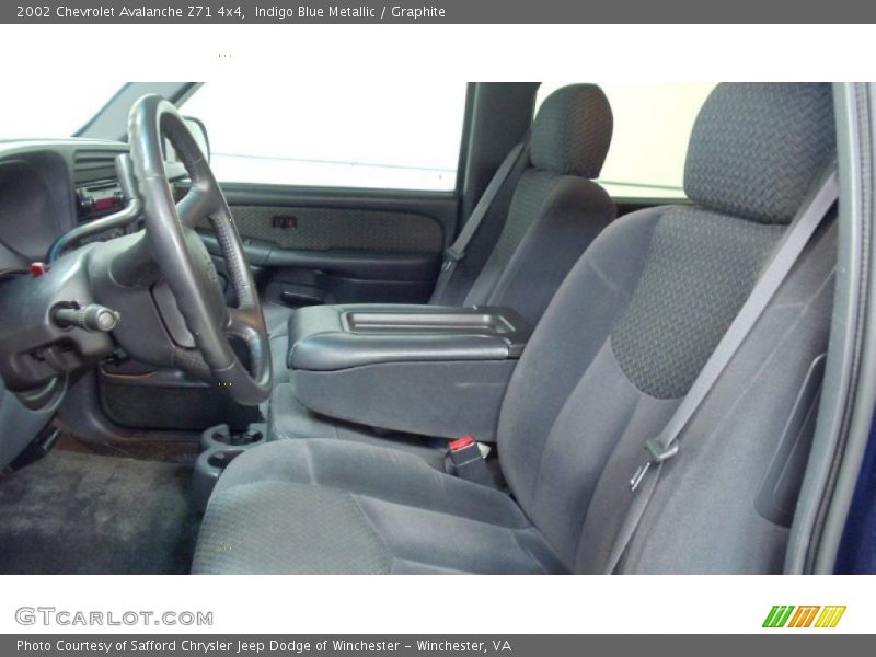 Indigo Blue Metallic / Graphite 2002 Chevrolet Avalanche Z71 4x4
