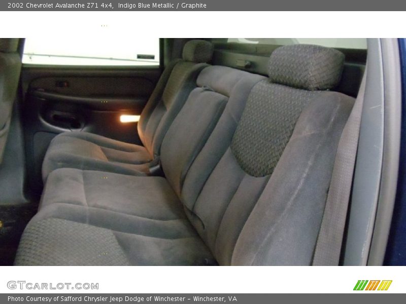Indigo Blue Metallic / Graphite 2002 Chevrolet Avalanche Z71 4x4