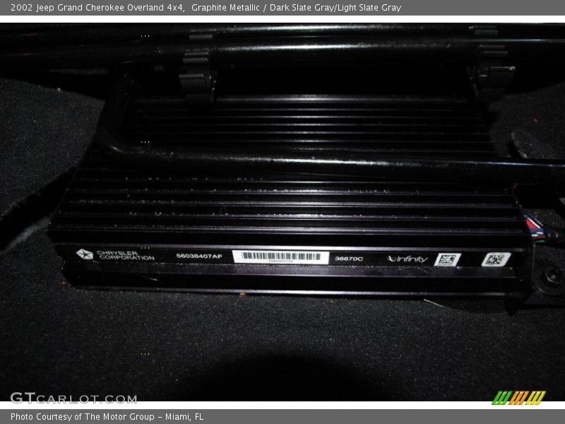 Graphite Metallic / Dark Slate Gray/Light Slate Gray 2002 Jeep Grand Cherokee Overland 4x4