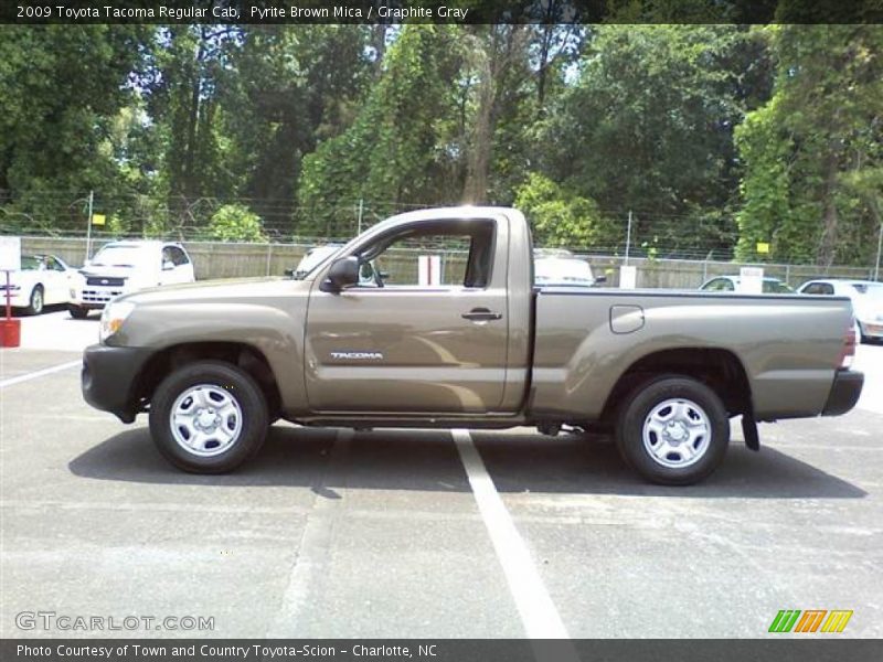 Pyrite Brown Mica / Graphite Gray 2009 Toyota Tacoma Regular Cab