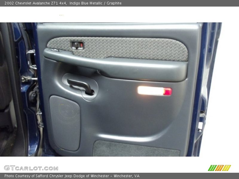 Indigo Blue Metallic / Graphite 2002 Chevrolet Avalanche Z71 4x4