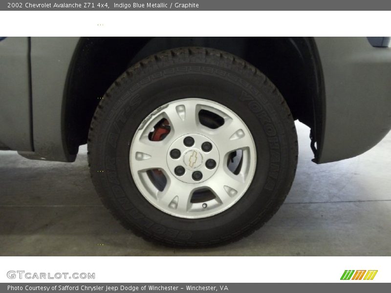 Indigo Blue Metallic / Graphite 2002 Chevrolet Avalanche Z71 4x4