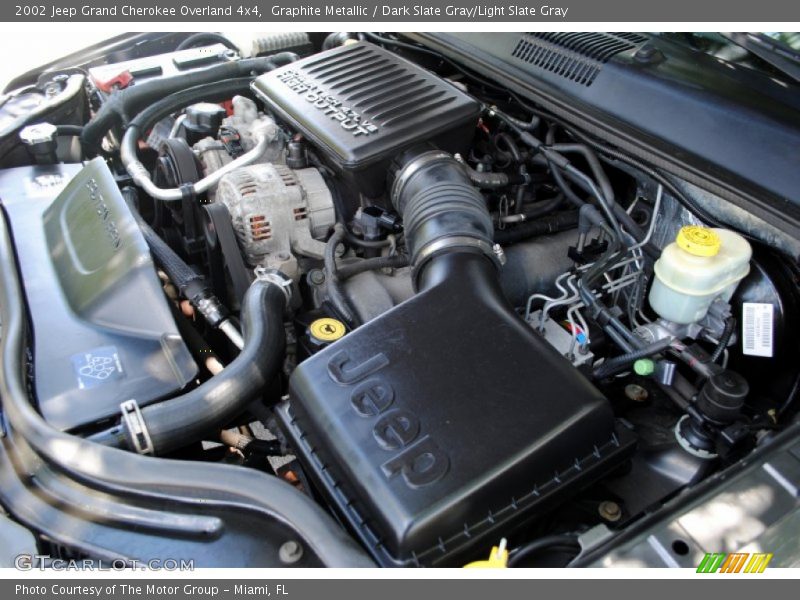  2002 Grand Cherokee Overland 4x4 Engine - 4.7 Liter SOHC 16-Valve V8