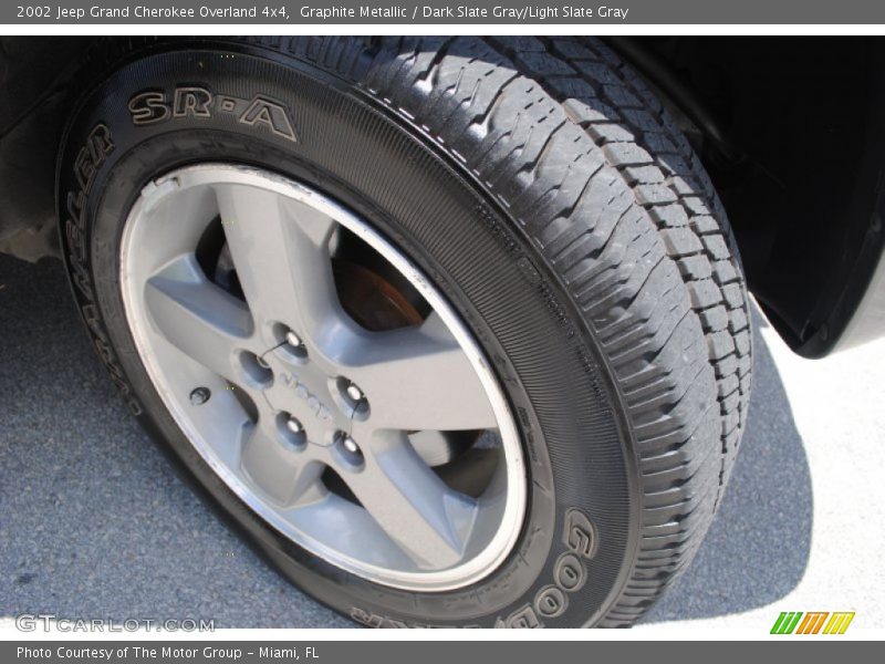 Graphite Metallic / Dark Slate Gray/Light Slate Gray 2002 Jeep Grand Cherokee Overland 4x4