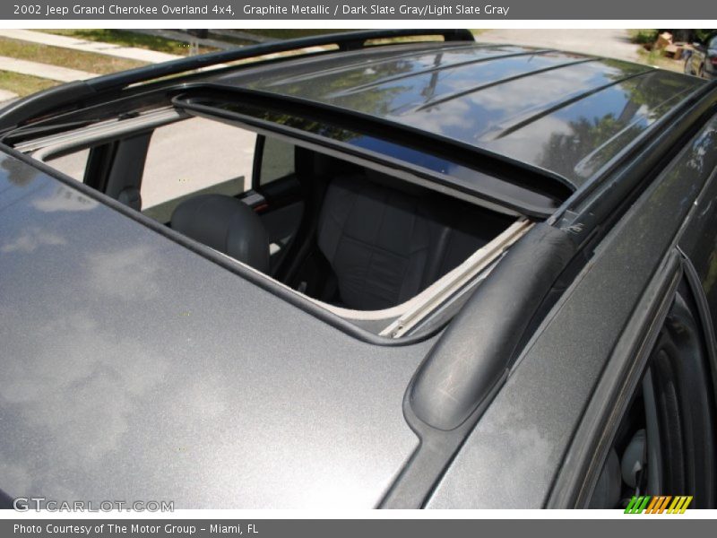 Graphite Metallic / Dark Slate Gray/Light Slate Gray 2002 Jeep Grand Cherokee Overland 4x4