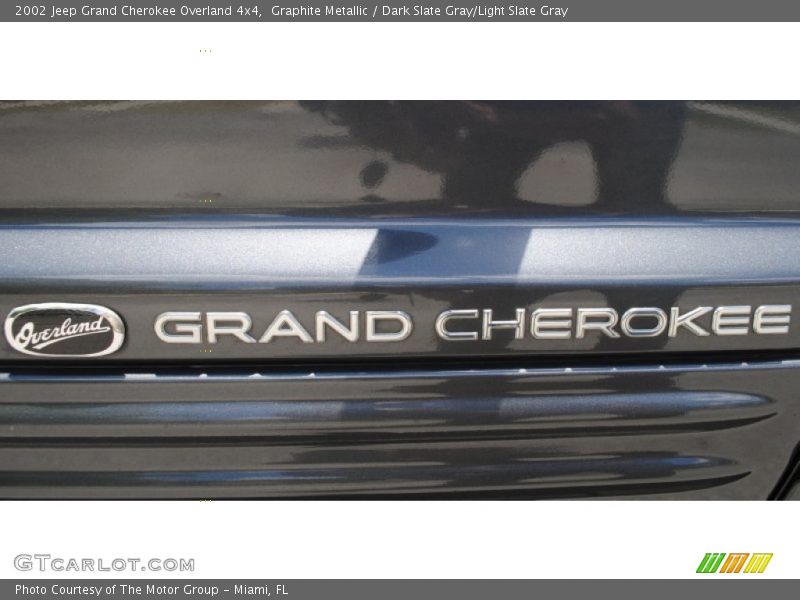 Graphite Metallic / Dark Slate Gray/Light Slate Gray 2002 Jeep Grand Cherokee Overland 4x4