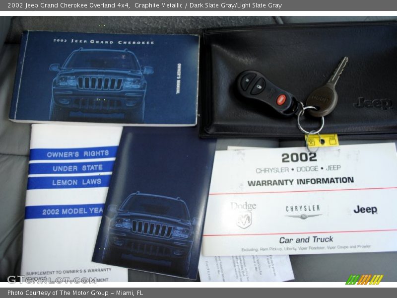 Books/Manuals of 2002 Grand Cherokee Overland 4x4