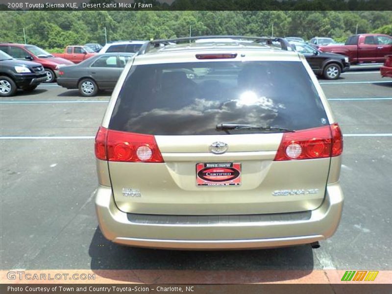 Desert Sand Mica / Fawn 2008 Toyota Sienna XLE