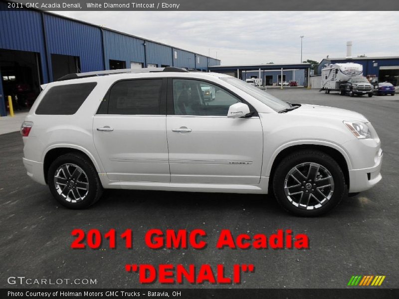 White Diamond Tintcoat / Ebony 2011 GMC Acadia Denali