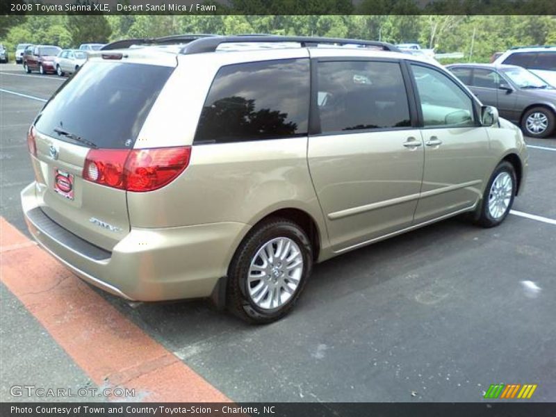 Desert Sand Mica / Fawn 2008 Toyota Sienna XLE