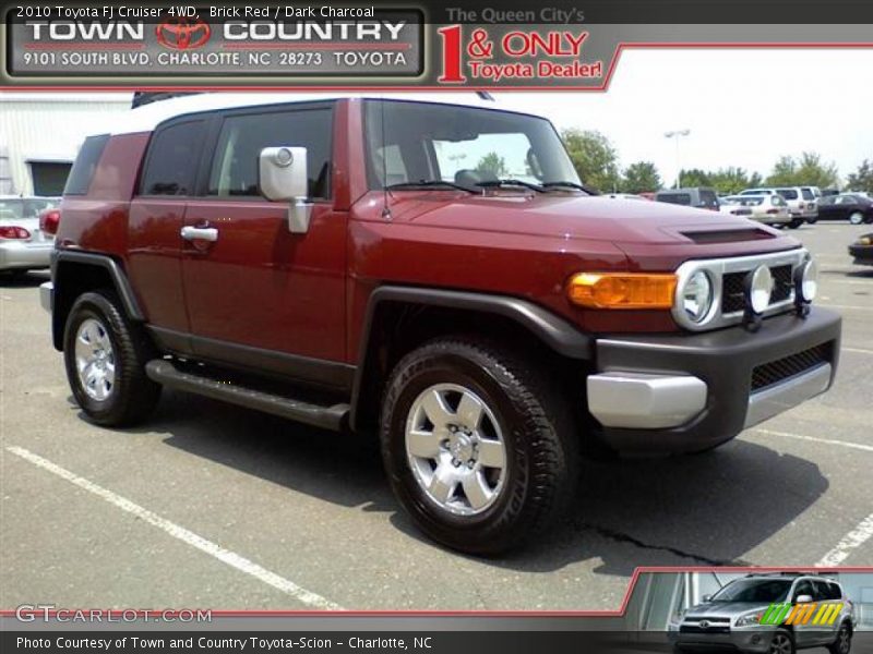 Brick Red / Dark Charcoal 2010 Toyota FJ Cruiser 4WD