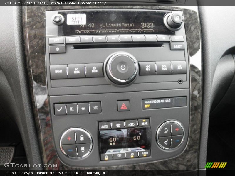 White Diamond Tintcoat / Ebony 2011 GMC Acadia Denali