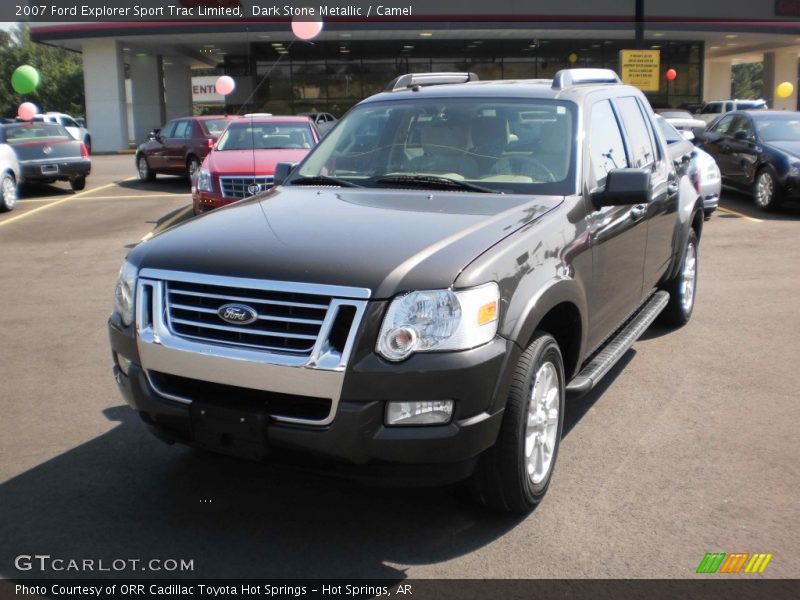 Dark Stone Metallic / Camel 2007 Ford Explorer Sport Trac Limited