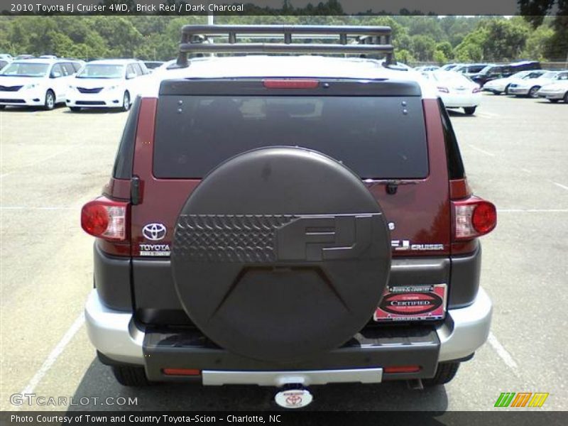 Brick Red / Dark Charcoal 2010 Toyota FJ Cruiser 4WD