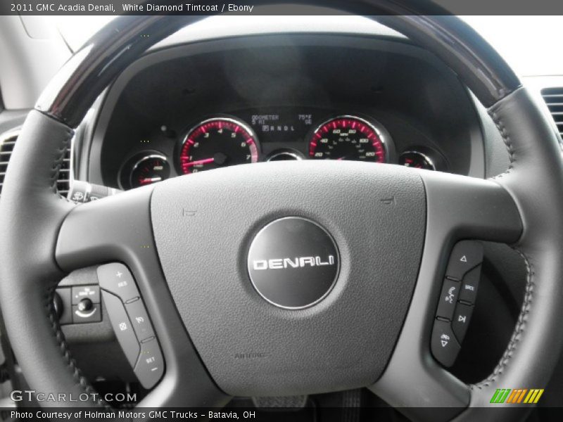 White Diamond Tintcoat / Ebony 2011 GMC Acadia Denali