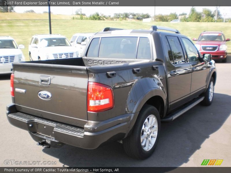 Dark Stone Metallic / Camel 2007 Ford Explorer Sport Trac Limited