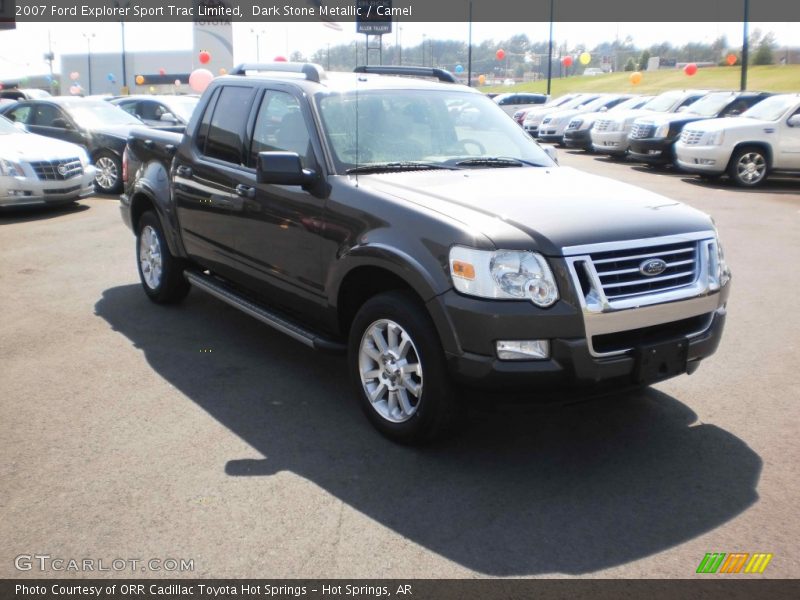 Dark Stone Metallic / Camel 2007 Ford Explorer Sport Trac Limited