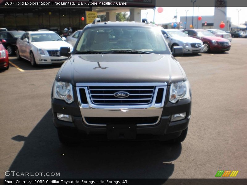 Dark Stone Metallic / Camel 2007 Ford Explorer Sport Trac Limited