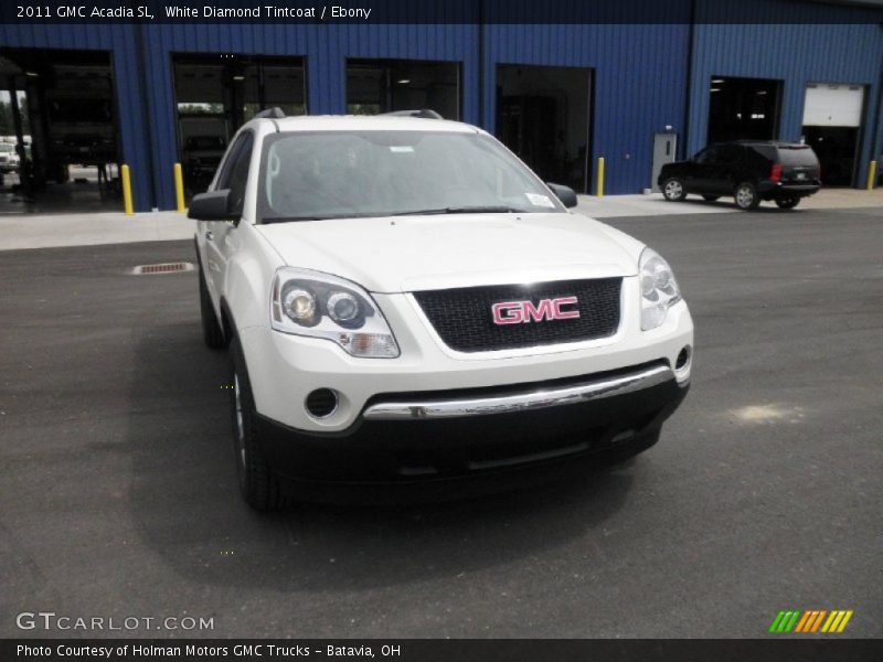 White Diamond Tintcoat / Ebony 2011 GMC Acadia SL