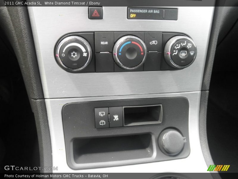 White Diamond Tintcoat / Ebony 2011 GMC Acadia SL