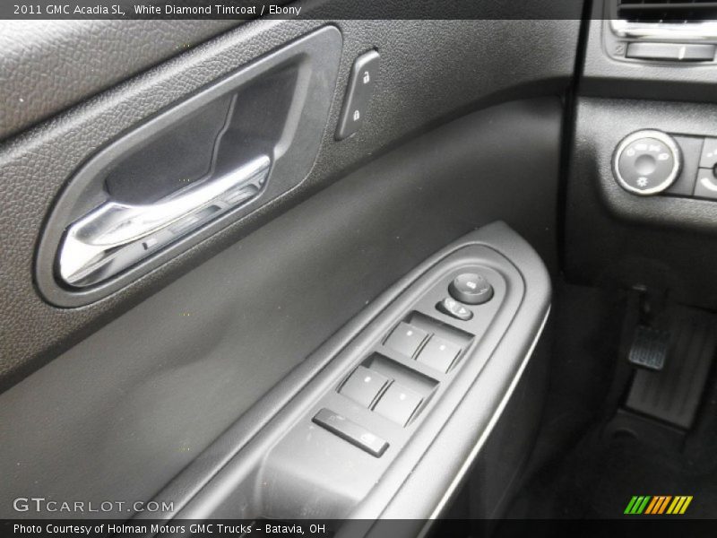 White Diamond Tintcoat / Ebony 2011 GMC Acadia SL