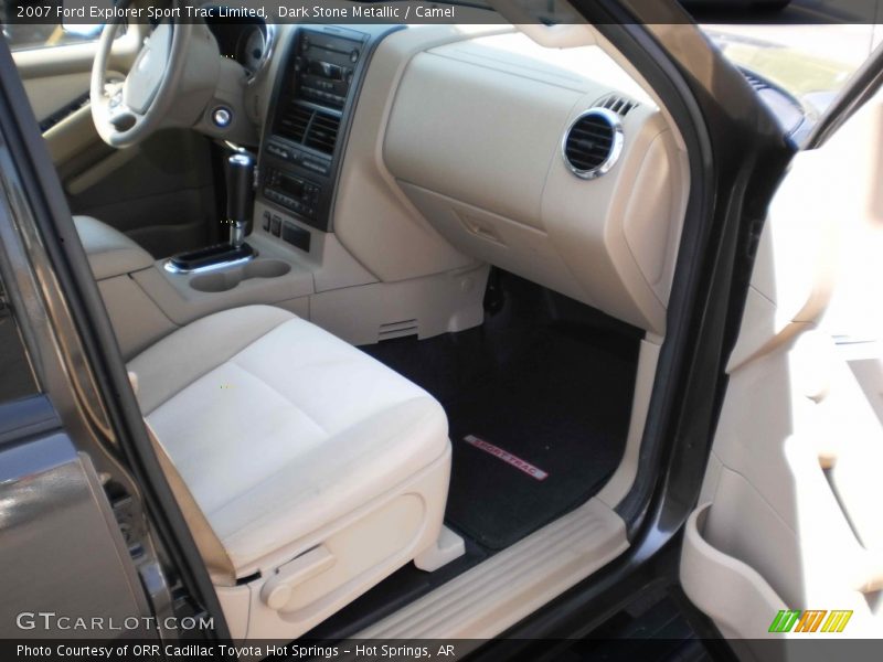 Dark Stone Metallic / Camel 2007 Ford Explorer Sport Trac Limited