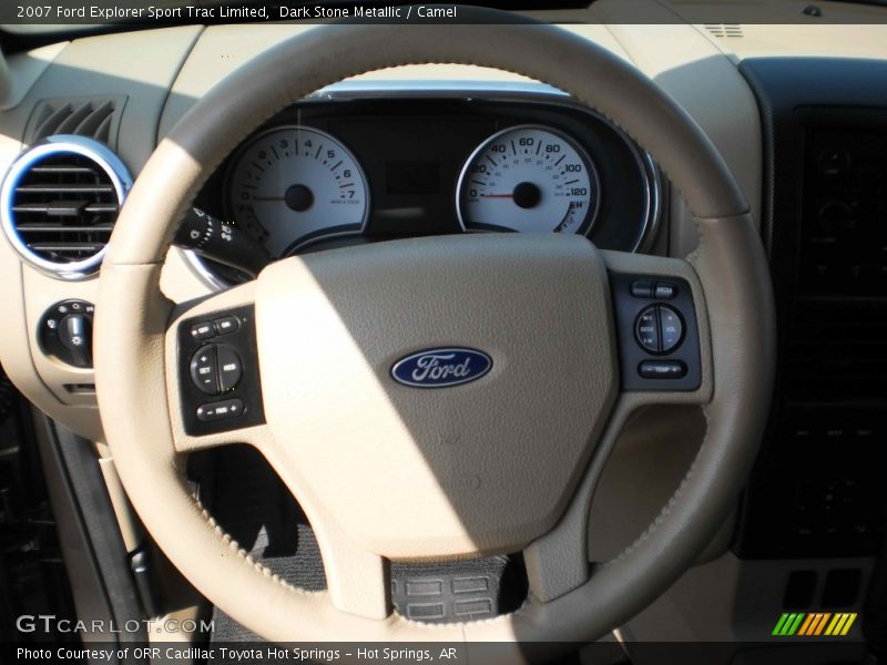 Dark Stone Metallic / Camel 2007 Ford Explorer Sport Trac Limited
