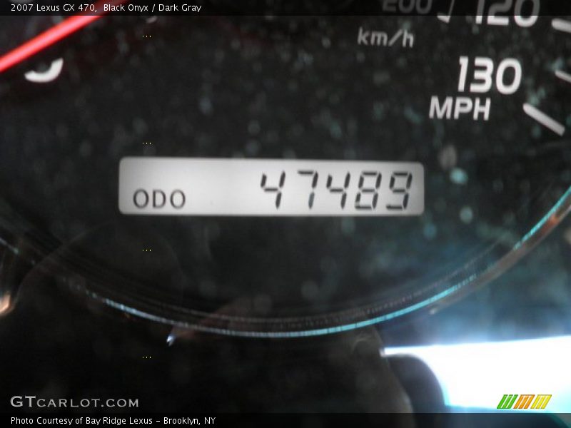 Black Onyx / Dark Gray 2007 Lexus GX 470