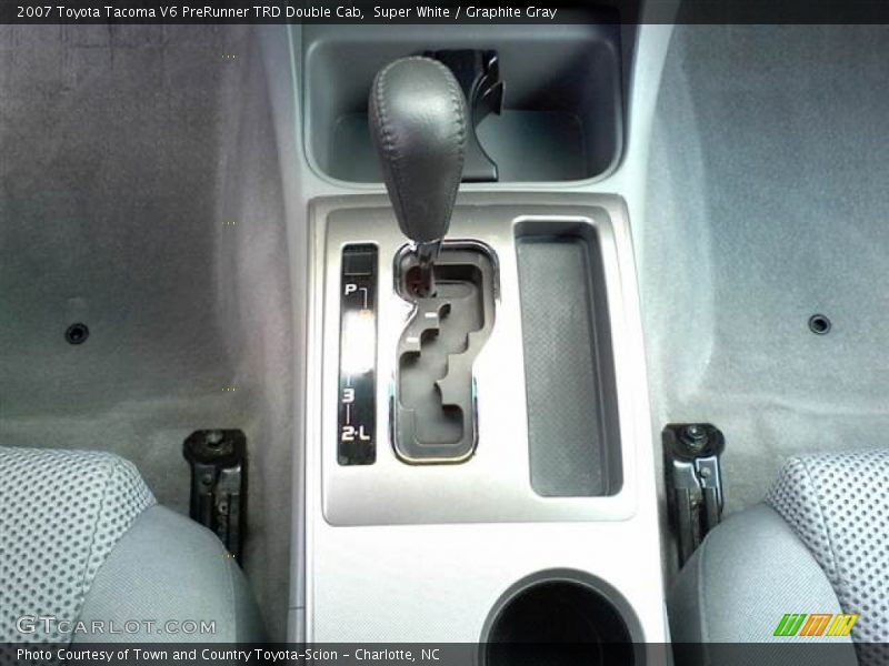 Super White / Graphite Gray 2007 Toyota Tacoma V6 PreRunner TRD Double Cab