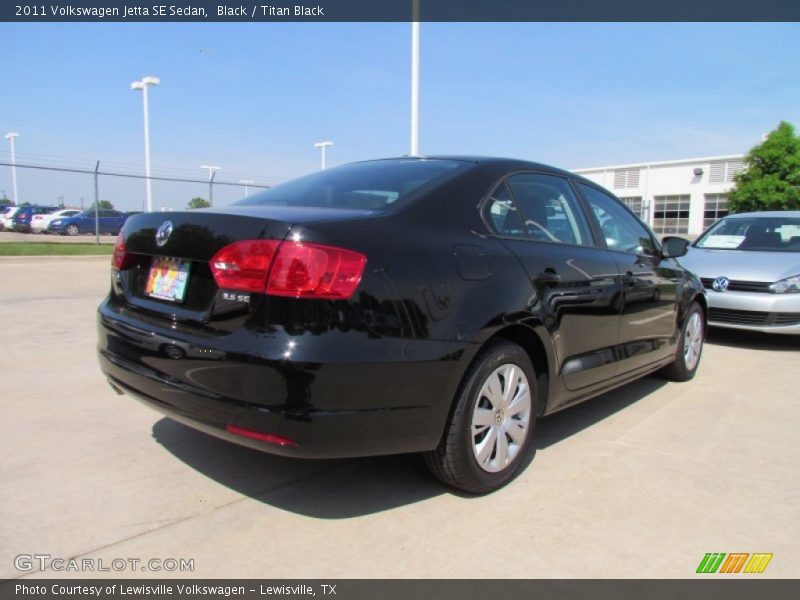 Black / Titan Black 2011 Volkswagen Jetta SE Sedan
