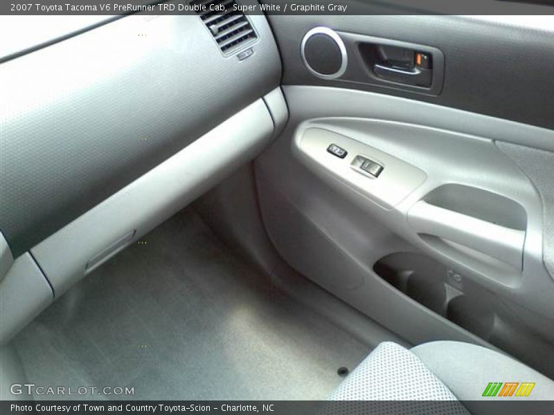 Super White / Graphite Gray 2007 Toyota Tacoma V6 PreRunner TRD Double Cab