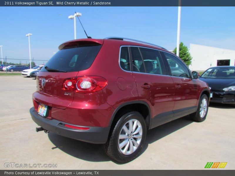 Wild Cherry Metallic / Sandstone 2011 Volkswagen Tiguan SE