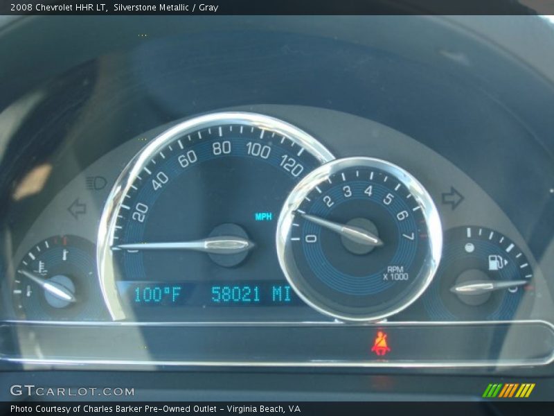 Silverstone Metallic / Gray 2008 Chevrolet HHR LT