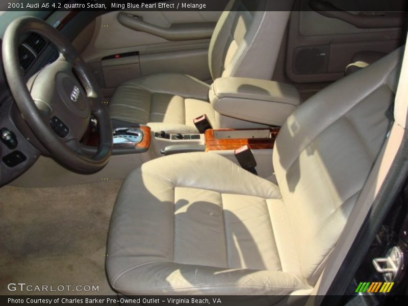  2001 A6 4.2 quattro Sedan Melange Interior