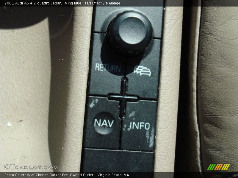 Controls of 2001 A6 4.2 quattro Sedan